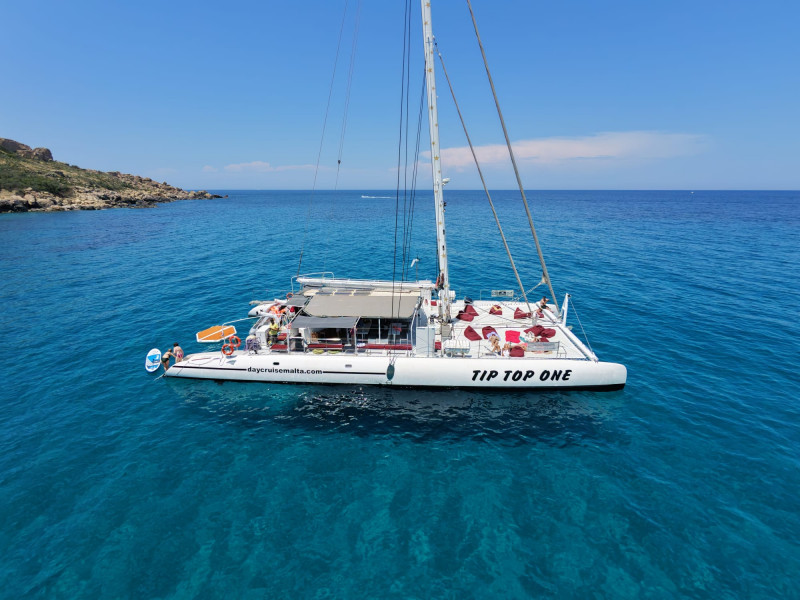 Tip Top One 82ft Large Catamaran with limited spaced to avoid overcrowdness